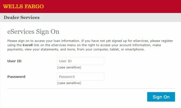 Wellsfargodealerservices Login